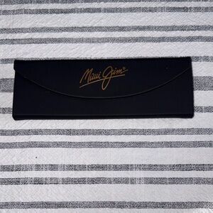 Maui Jim Black Sunglasses Case Flat Fold